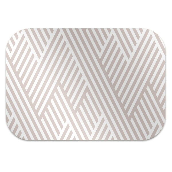 Office chair floor protector Broken lines pattern