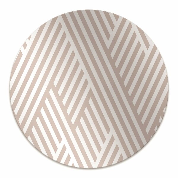Office chair floor protector Broken lines pattern