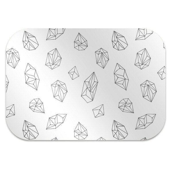 Office chair floor protector solids space