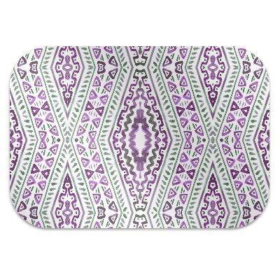 Office chair mat Moroccan pattern