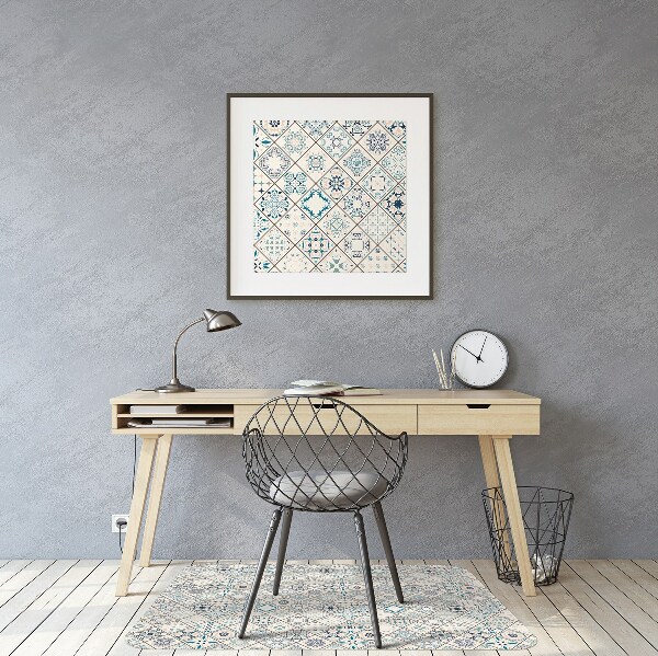 Computer chair mat Composition tile