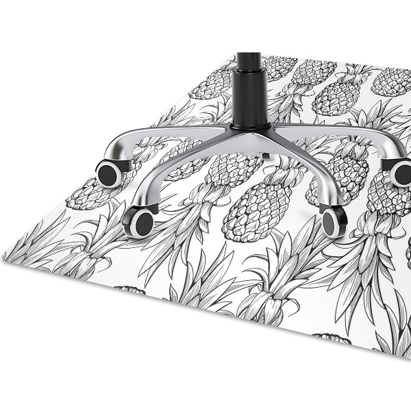 Office chair mat pineapples