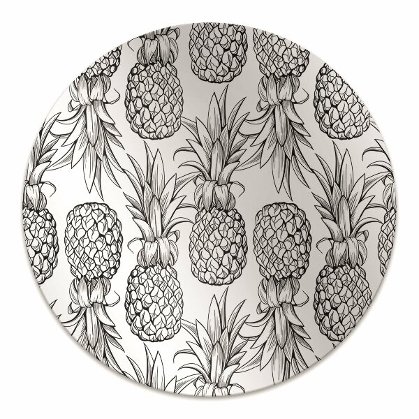 Office chair mat pineapples