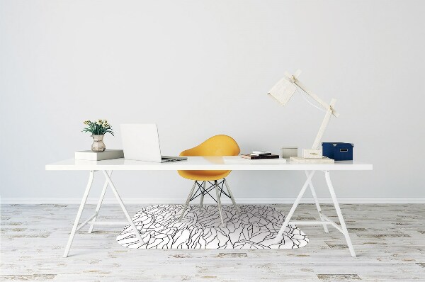 Office chair floor protector sketch top