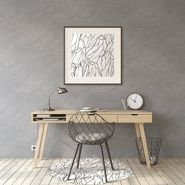 Office chair floor protector sketch top