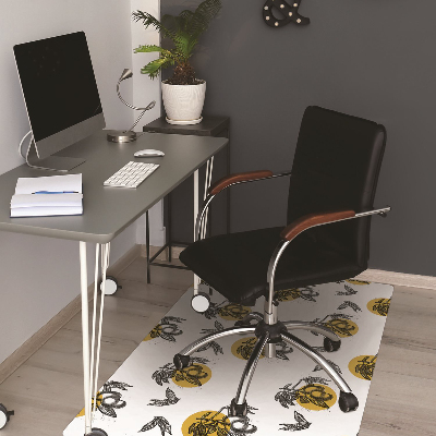 Office chair mat Mango