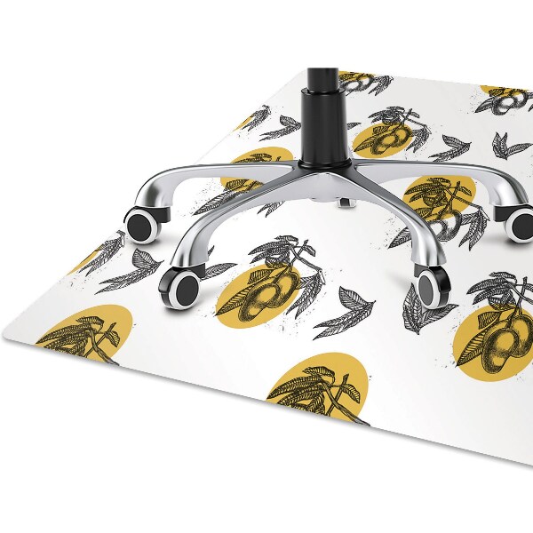 Office chair mat Mango