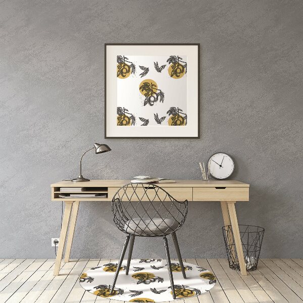 Office chair mat Mango