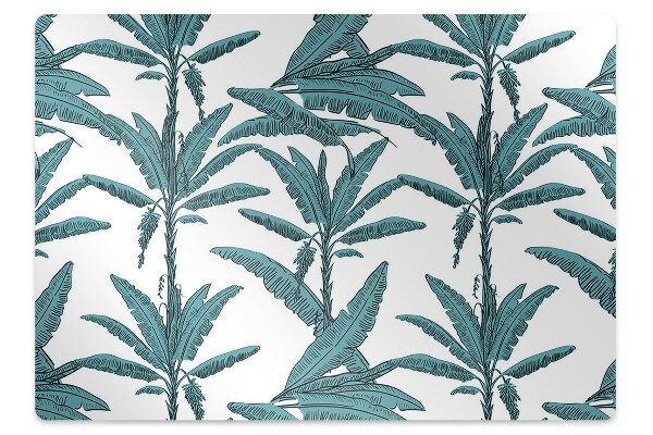 Office chair mat palm branches