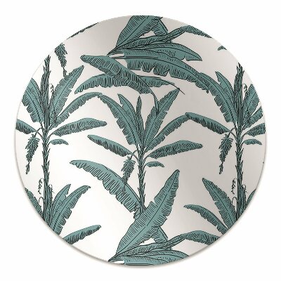 Office chair mat palm branches