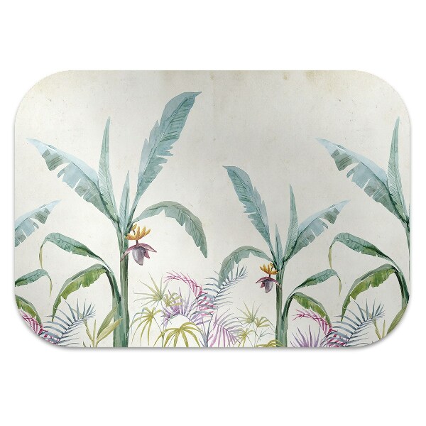 Office chair floor protector jungle vegetation