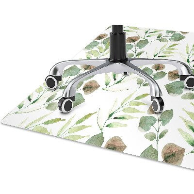 Office chair mat Autumn leaves