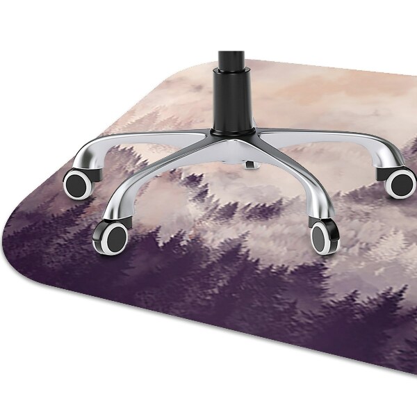 Computer chair mat Mountain forest