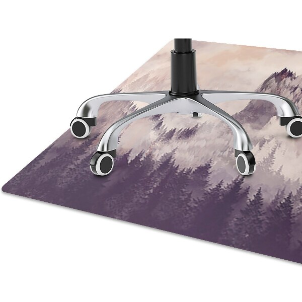 Computer chair mat Mountain forest