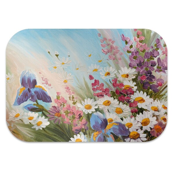 Office chair floor protector A field meadow