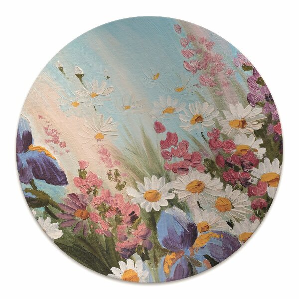 Office chair floor protector A field meadow