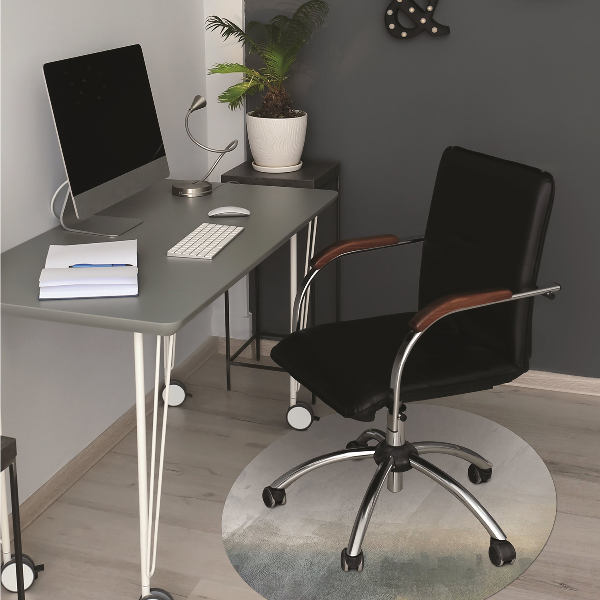 Desk chair mat Fuji Landscape