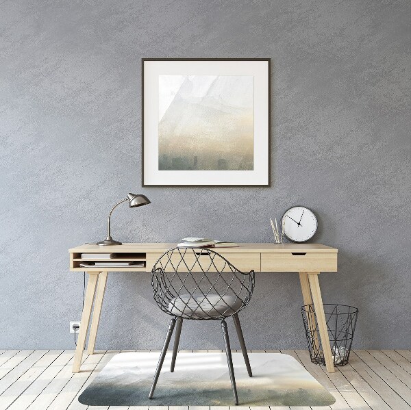 Desk chair mat Fuji Landscape