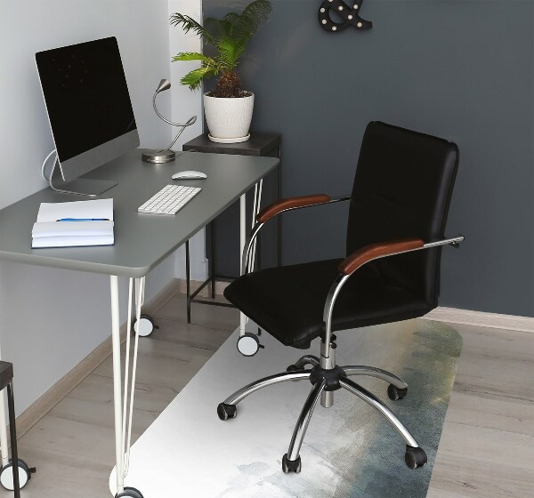 Desk chair mat Fuji Landscape