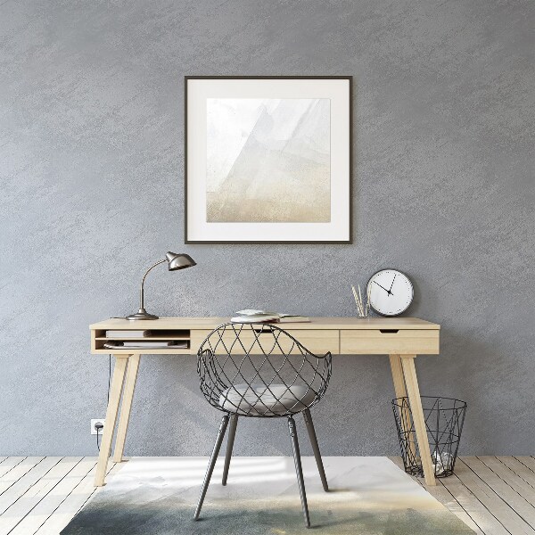 Desk chair mat Fuji Landscape