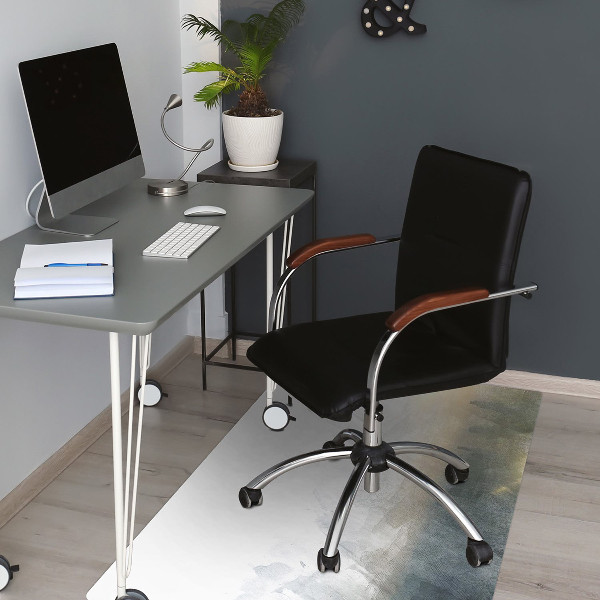 Desk chair mat Fuji Landscape