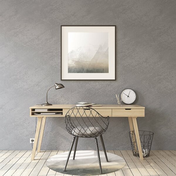 Desk chair mat Fuji Landscape