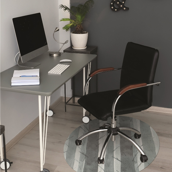 Desk chair mat Stripes pattern 3D