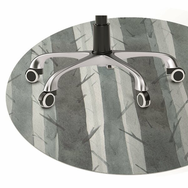 Desk chair mat Stripes pattern 3D