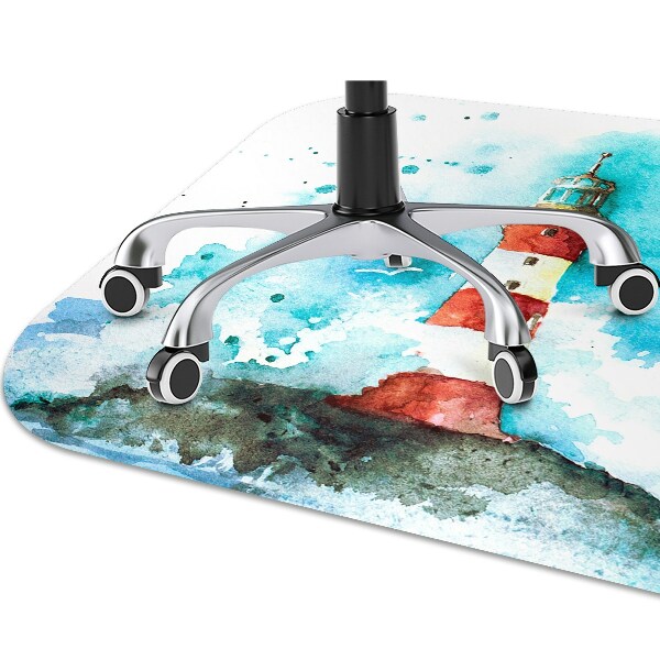 Office chair mat Lighthouse