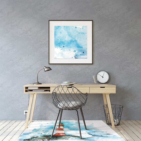 Office chair mat Lighthouse