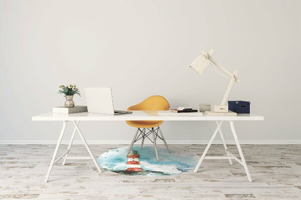 Office chair mat Lighthouse