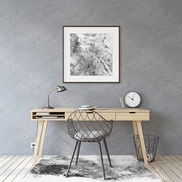 Office chair floor protector mountain landscape