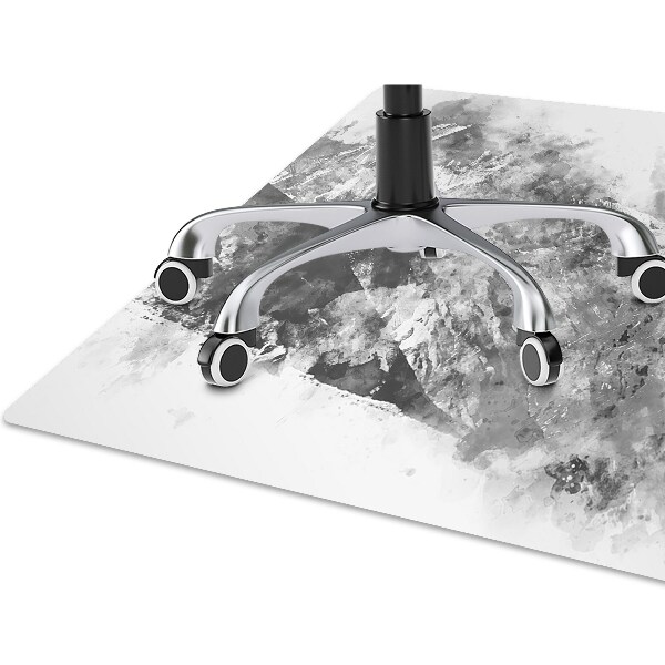 Office chair floor protector mountain landscape