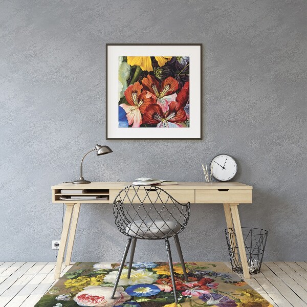 Desk chair mat Still life