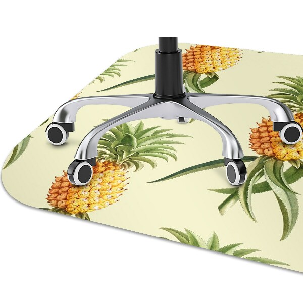 Computer chair mat pineapple pattern