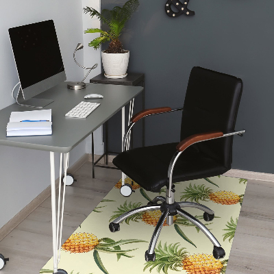 Computer chair mat pineapple pattern