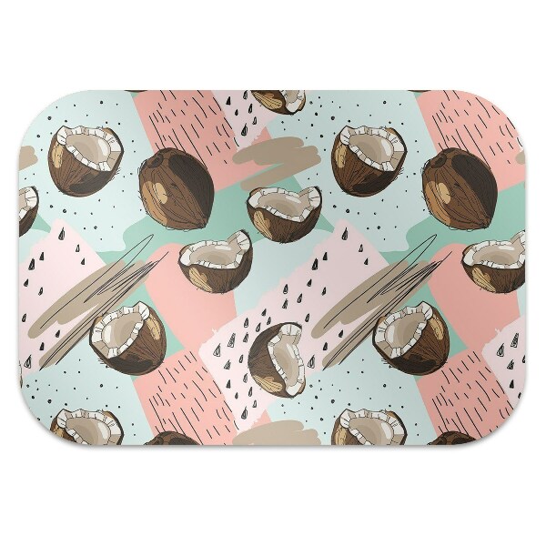 Chair mat floor panels protector coconuts