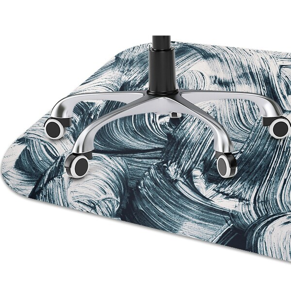 Office chair mat daubs