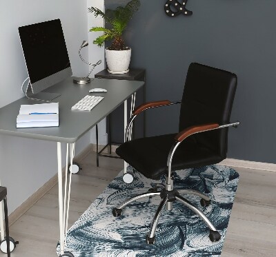 Office chair mat daubs