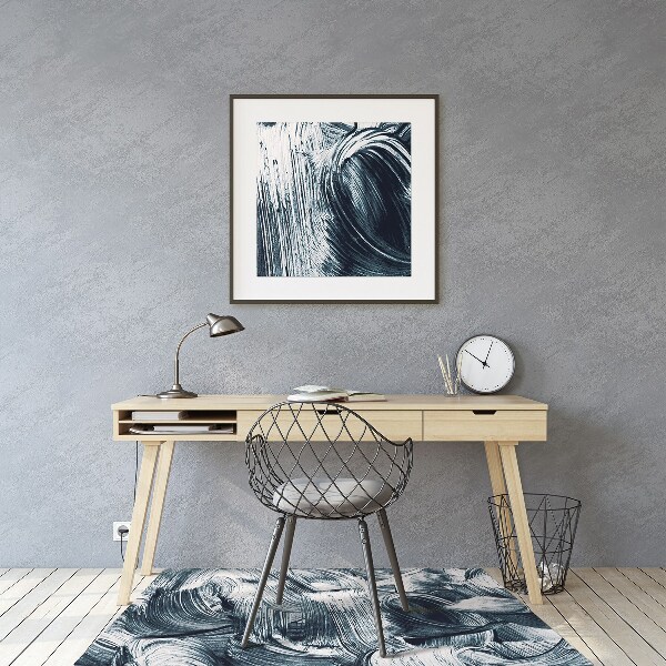 Office chair mat daubs