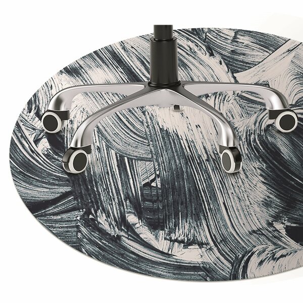Office chair mat daubs