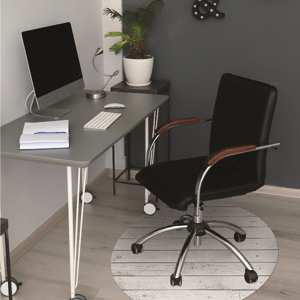 Office chair mat Wooden planks