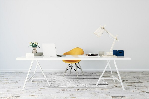 Office chair mat Wooden planks