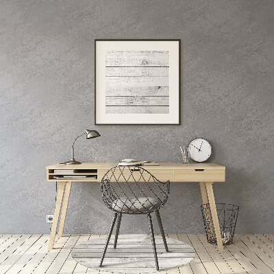 Office chair mat Wooden planks