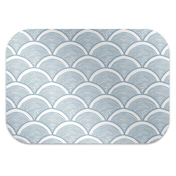 Chair mat floor panels protector Fish scale pattern