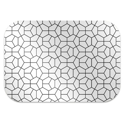 Office chair mat geometric shapes