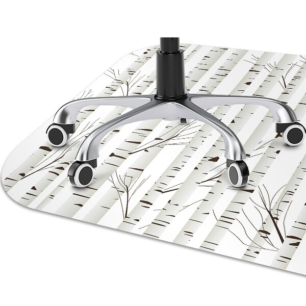 Office chair mat birches
