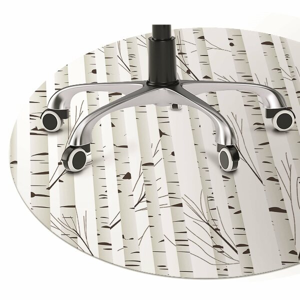Office chair mat birches