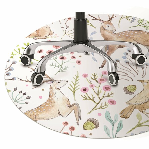 Office chair mat Wild animals