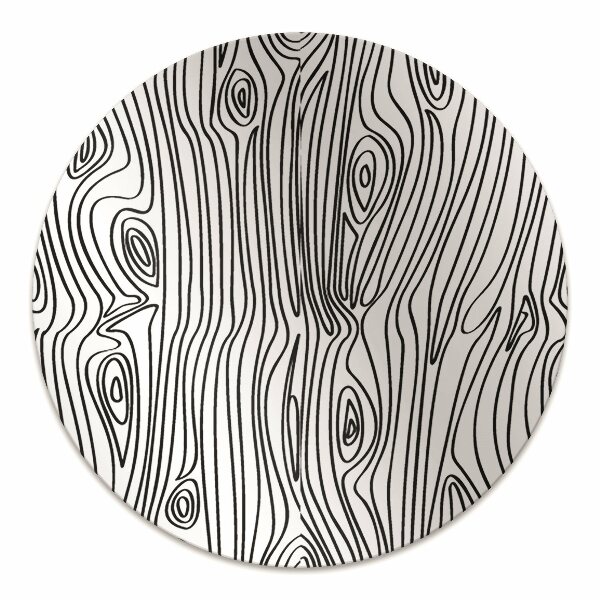 Office chair mat imitation wood
